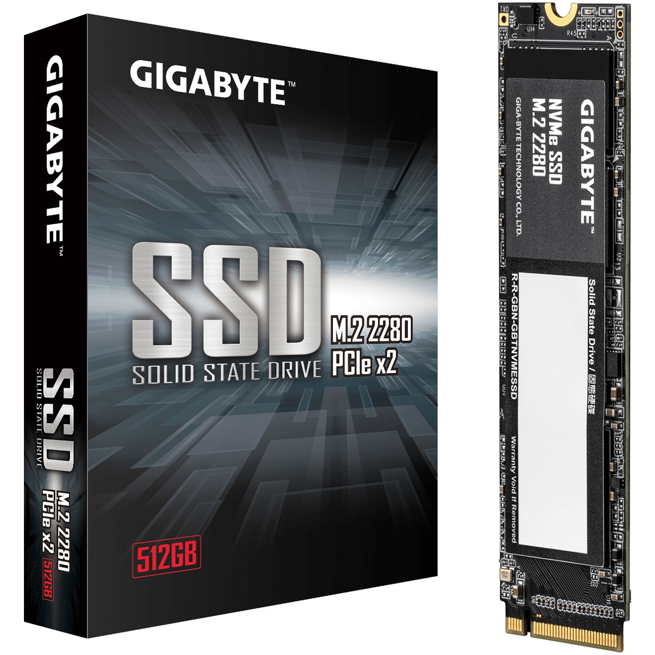 Solid State Drive (SSD) GIGABYTE NVMe 512GB, M.2 2280, PCI-Express