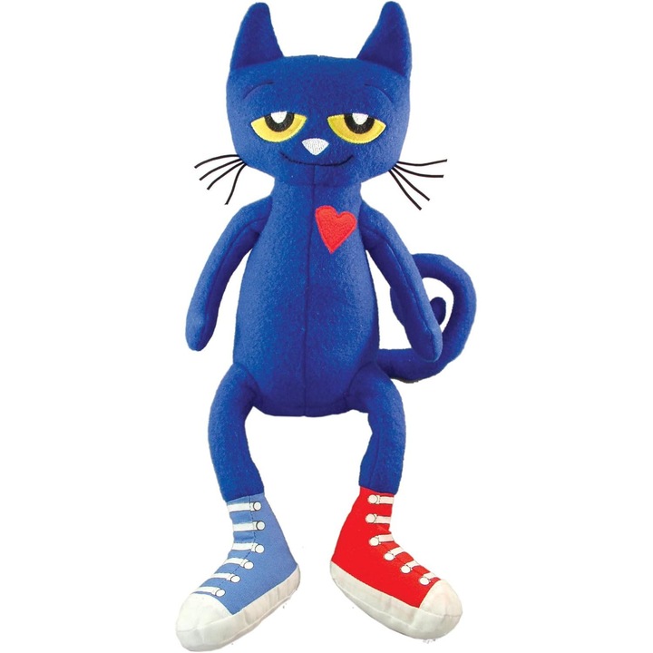 Jucarie de plus Pete the Cat, 30 cm, sigura pentru toate varstele