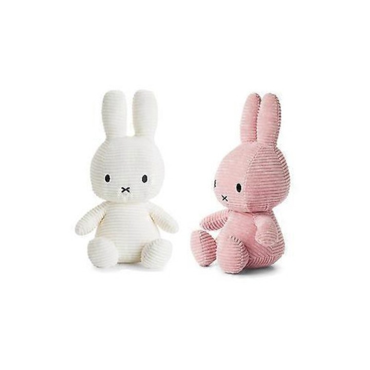 Jucarie de plus Miffy, 25x35cm, alb, set 1 bucata