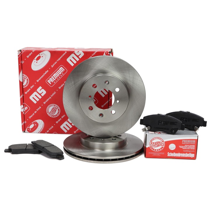 Master-Sport féktárcsa és fékbetét készlet Honda Civic V/VI/VII, CRX III, Domani, 24012101051-PCS-MS, 213046058202N-SET-MS