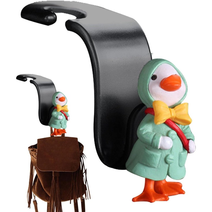 Suport auto pentru genti, design cu rata, material PP, montare usoara