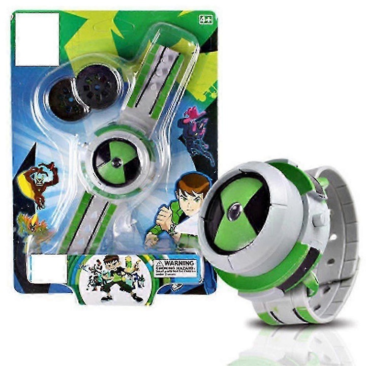 Ceas proiector Ben 10 Omnitrix, 16 imagini, jucarie pentru copii, 21x5.5x4cm