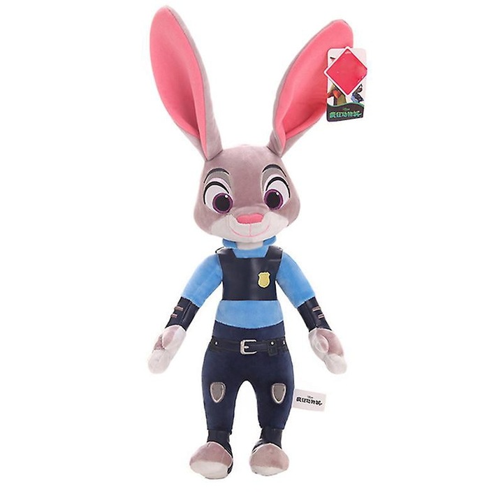 Jucarie de plus Zootopia, set Nick Wilde si Judy Hopps, multicolor