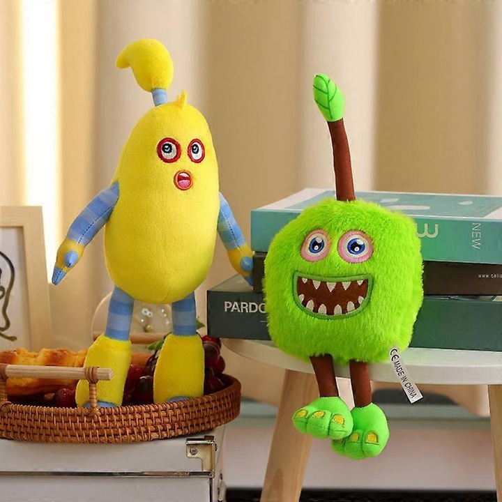 Jucarie de plus, Furcorn, 30cm, verde, set