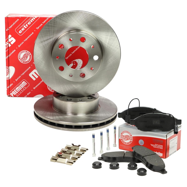 Master-Sport féktárcsa és fékbetét készlet CITROEN JUMPER III, FIAT DUCATO, PEUGEOT, 2x13046048092N, 13046048092N-SET-MS