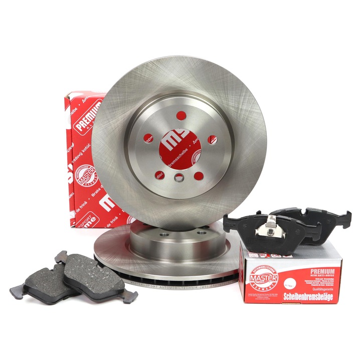Set discuri si placute de frana Master-Sport pentru BMW X3 (E83), 24012501601-PCS-MS, 1,995ccm, 2004-2008