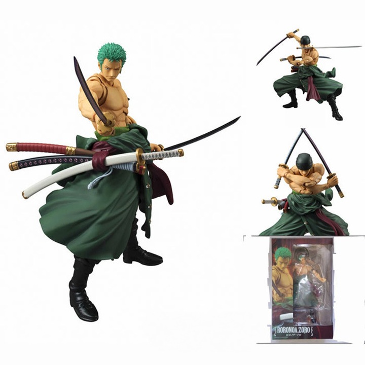 Аниме фигурка One Piece Zoro, 18 см, многоцветна, декоративна