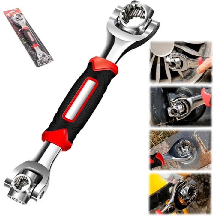 Cheie universala 52-in-1, rotativa 360°, pentru reparatii auto si acasa