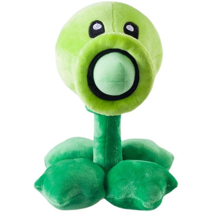 Jucarie de plus Pea Cannon Plants vs. Zombies, 35cm, material moale, cadou pentru copii