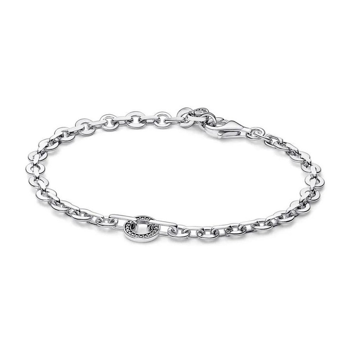 Bratara Pandora Signature tip lant Pave Zirconiu din Argint 925 - 18cm