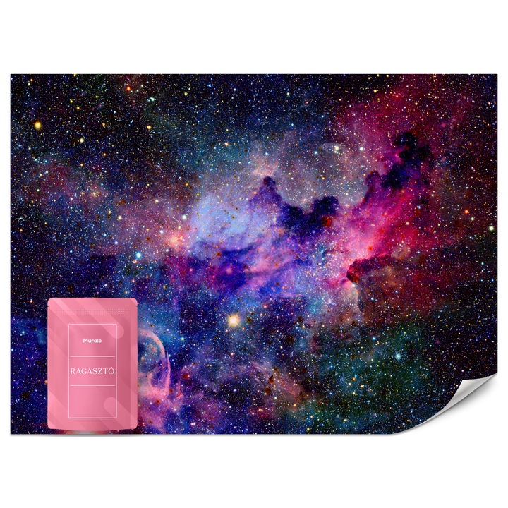 Fotótapéta Muralo Kozmosz Színes 400x280 Galaxis Modern Nappaliba