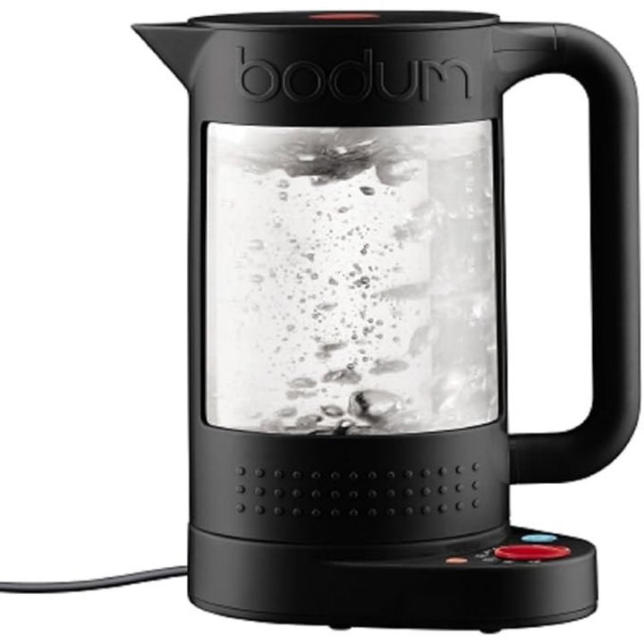 Fierbator Electric, Ceainic Fara Fir din Ceramica Kamille – 1200W, 1L, Negru