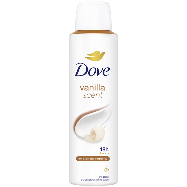 Antiperspirant Spray Dove Vanilla Scent 150ml