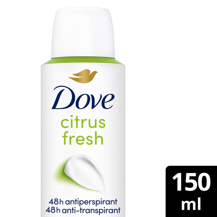 Izzadásgátló spray, Dove, Citrus Fresh, 150ml
