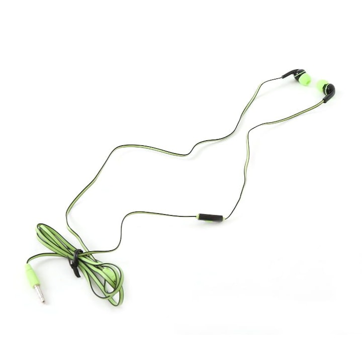 Platinet PM1031 In-Ear Earphones + Mic Sport Green, 206315, Mikrofon/Fülhallgató