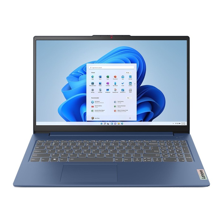 Laptop Lenovo IP Slim 3, i3-1315U, 15.6", 8GB, 512GB SSD, Abyss Blue