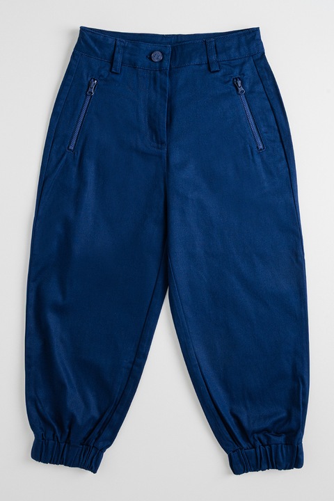 United Colors of Benetton, Pamuttartalmú ballonnadrág rugalmas derékrésszel, Tengerészkék