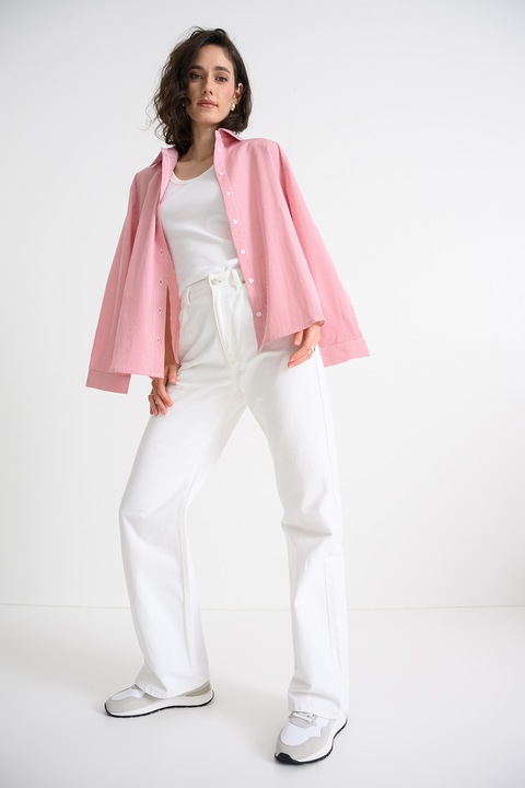 United Colors of Benetton, Топ с дълбоко изрязано деколте, Бял