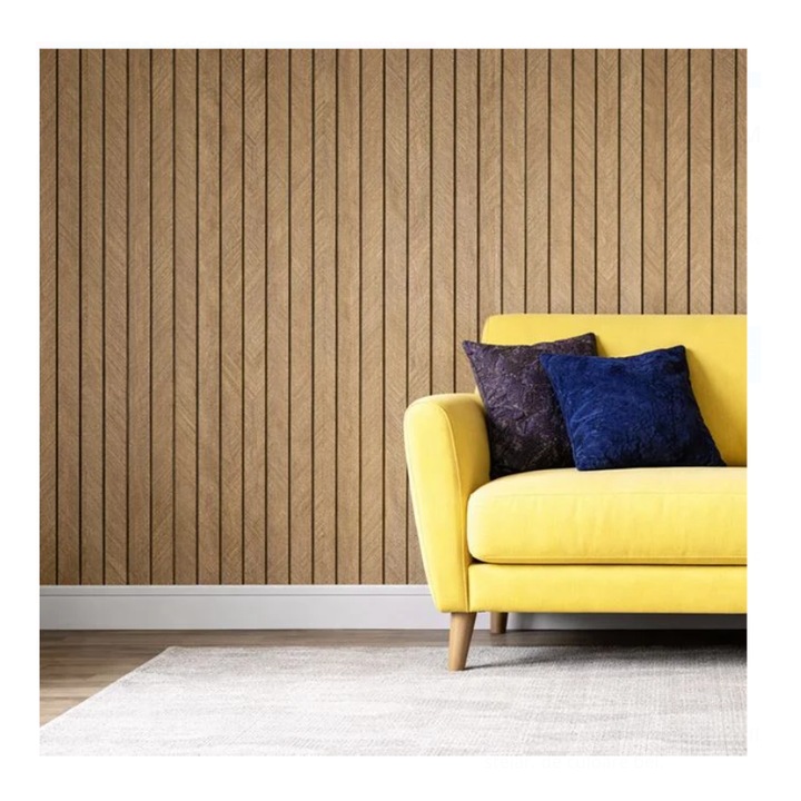 Set 6 Autocolante de Perete Model Riflaj Bej 60x30cm