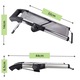 Feliator multifunctional pentru Legume, Razatoare multifunctionala, cu 5 lame din inox si suport de protectie - Kamille KM-3012