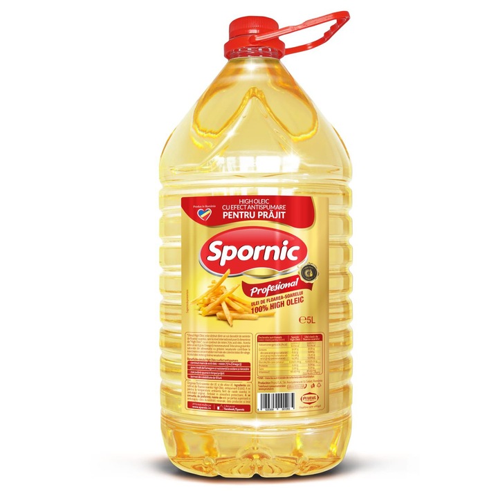 Ulei de floarea soarelui Spornic, 5L
