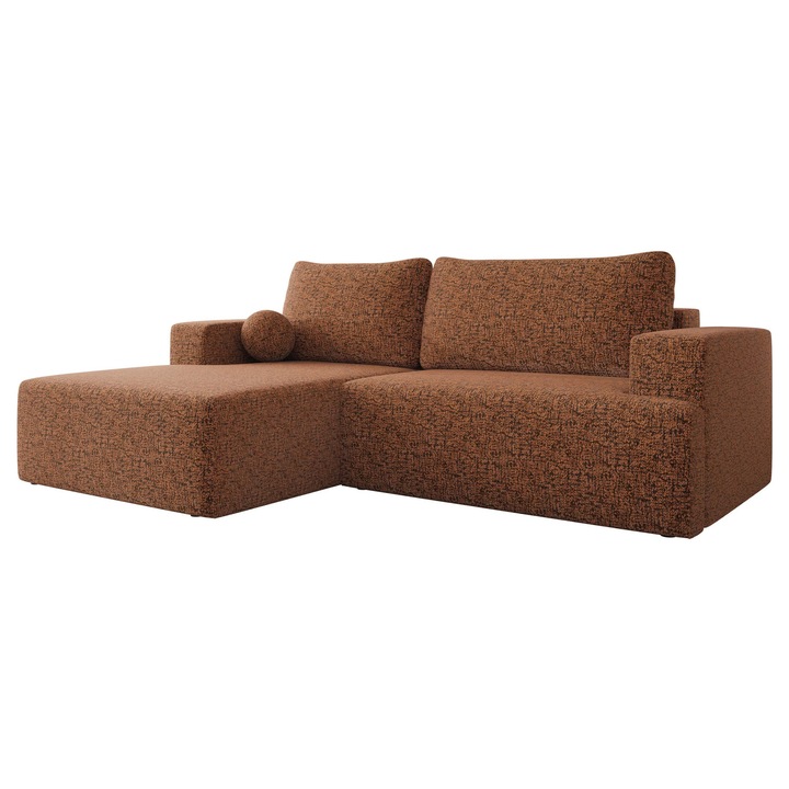 Coltar extensibila Dmiore, MIRJAN 24, maro cald, 212x128cm, 266x163x93cm