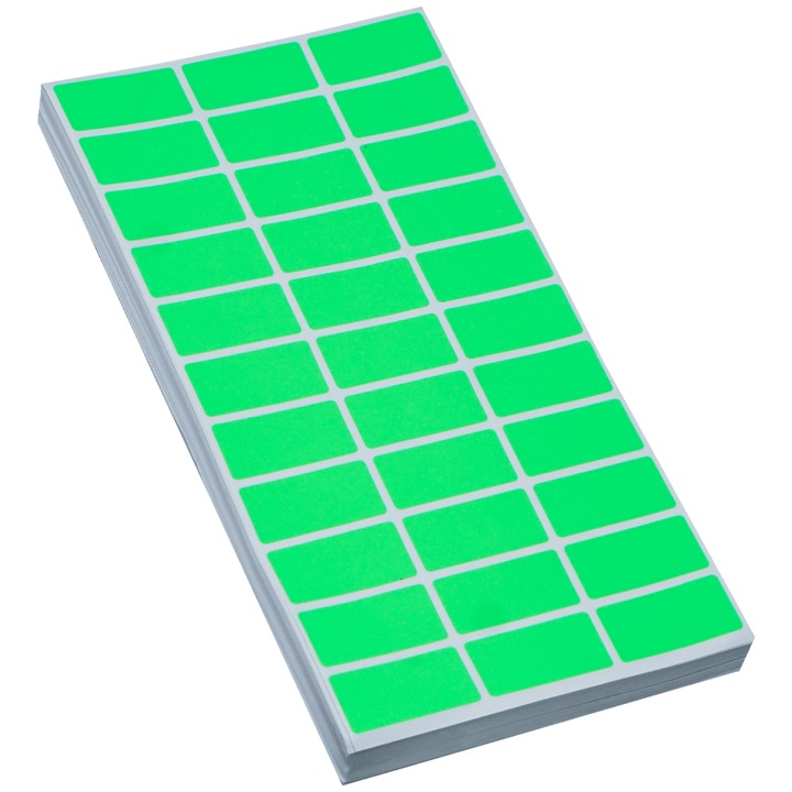 Etichete autoadezive 50x22 mm verzi 3300 buc 100 coli Adison