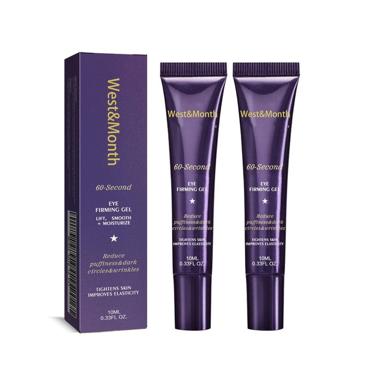 Szemgél, West Month, hidratálja a szemkörnyéket, 2 db, 10 ml