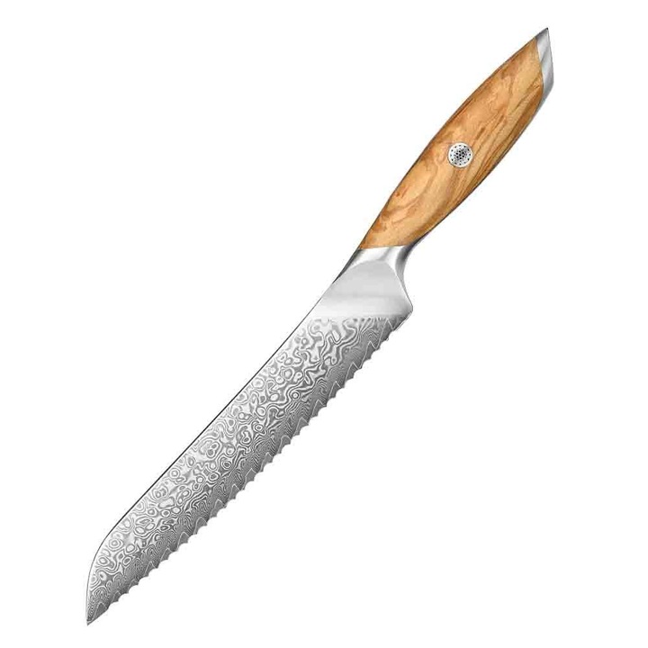 Cuțit de pâine din oțel Damasc Xinzuo X01