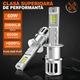 Set de 2 Becuri LED H1, Bec auto 12V, CANBUS Fara Eroare, Lumina Alb Rece 6000K, 20000LM, Dimensiuni Compacte Mini 1:1, Plug & Play, Carcasa din Aluminiu si Ventilator Silentios Pentru Racire