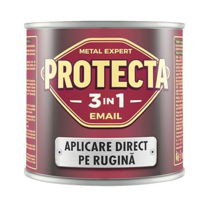 Email 3 in 1, direct pe rugina baza solvent 2.5 L, Protecta, visiniu / 2000855