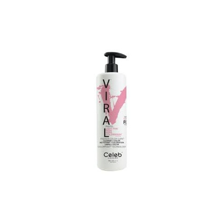 Șampon colorant Celeb Luxury Viral Light Pink Rose Colorwash Shampoo 739ml