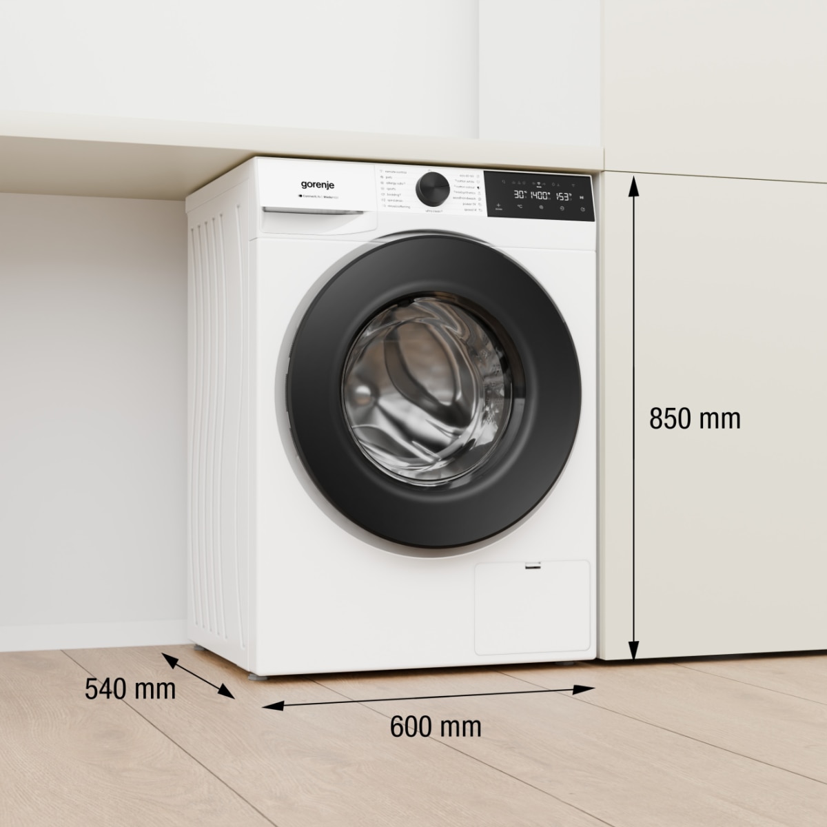 Mașină de spălat Gorenje WG484A31, Wi-Fi, 8 kg, 1400 rpm, Clasa energetică A