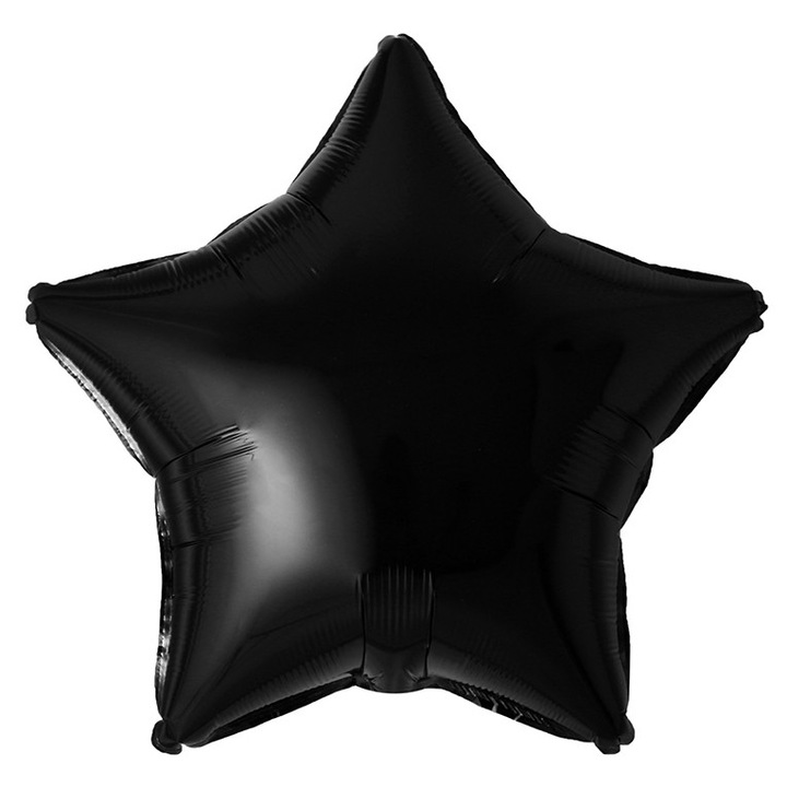 Fólia lufi, Csillag XXL, Fekete