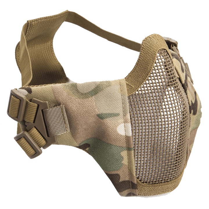 Masca de protectie Airsoft, Mesh/metal, STRIKE SYSTEMS, dimensiuni reglabile