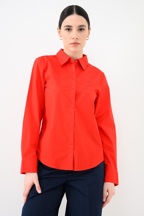 Tommy Hilfiger, Стандартна риза с остра яка, Аленочервен