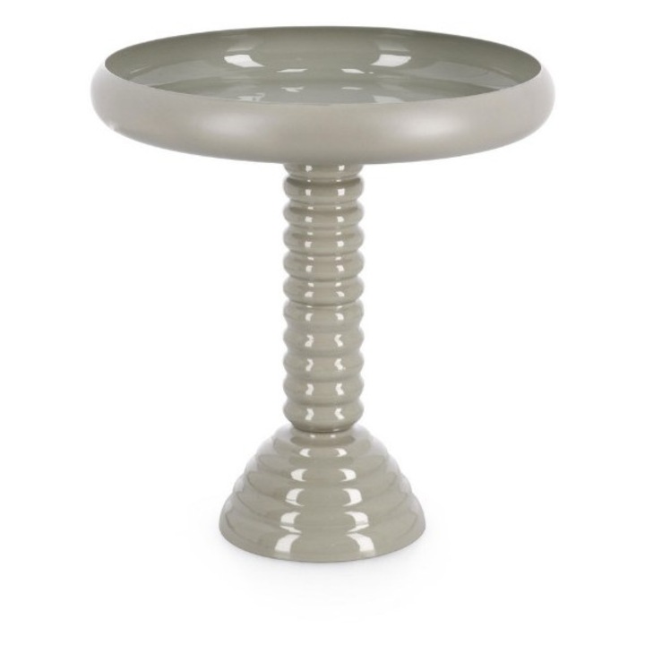 Masă de cafea, Bizzotto, gri fog, dimensiuni 44x44cm, înălțime 48cm