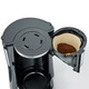 Cafetiera Severin, capacitate 1 litru, 8 cani, recipient din otel inoxidabil, marcaje nivel apa, protectie anti-picurare, filtru pivotant, insertie detasabila, oprire automata, protectie la preaplin, compatibila cu filtre universale 1x4, buton LED, inox