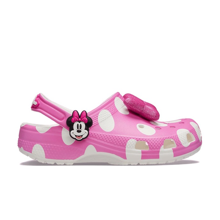 Crocs Classic Minnie Mouse klumpa, rózsaszín, Rózsaszín