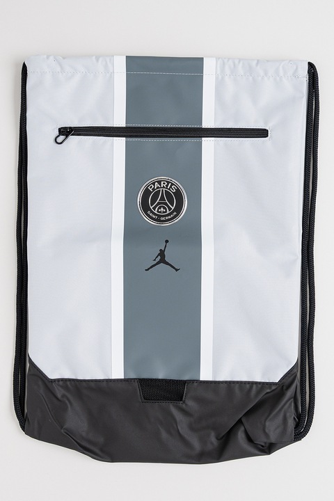 Nike, Geanta pentru fitness unisex Paris Saint Germain Jordan Academy - 13 L, Negru, Gri deschis