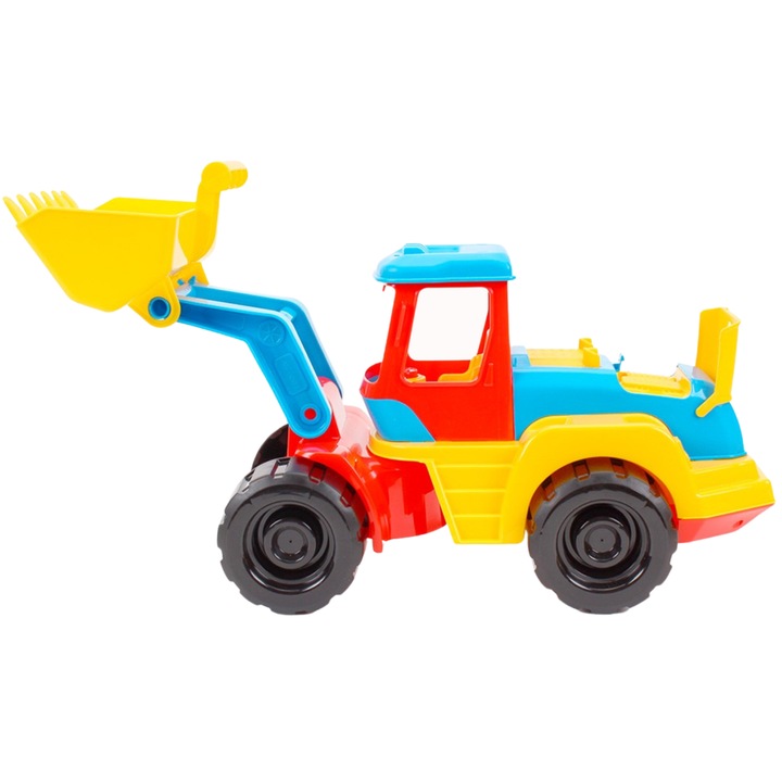 Tractor de jucarie Maksik, multicolor, 46x37x52cm, pentru copii 3+