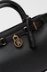 Tommy Hilfiger, Geanta tote mini de piele American Icon, Negru