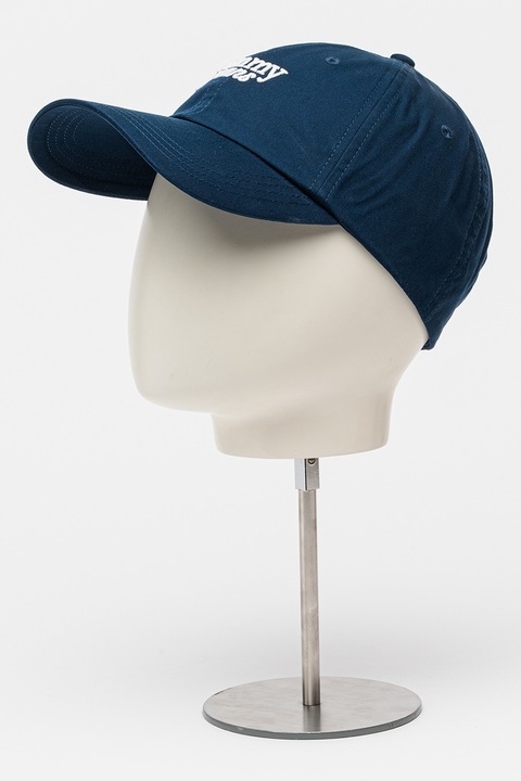Tommy Jeans, Sapca baseball ajustabila din bumbac organic Script, Alb, Bleumarin