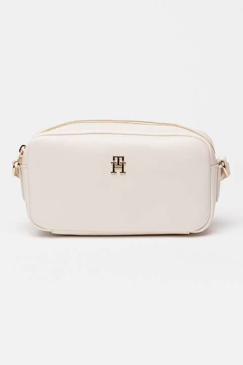 Tommy Hilfiger, Чанта през рамо The Essential Camera Bag, Мръснобял