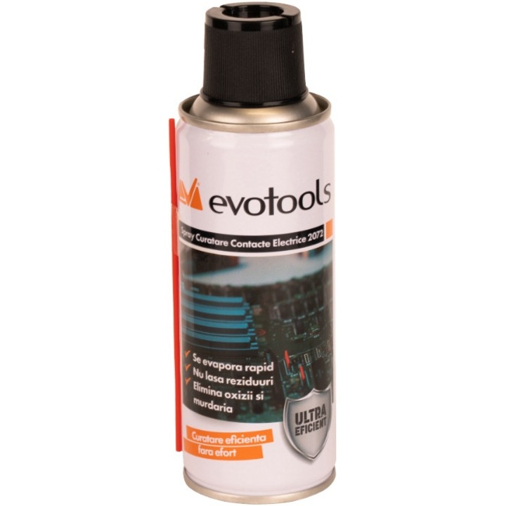 Spray curățare contacte electrice EVOTOOLS, 200ml, degresare, lubrifiere