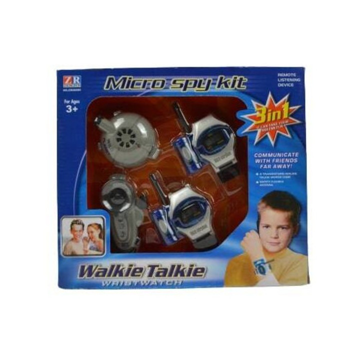 Micro Kémkészlet, 5 az 1-ben, rádiós kommunikáció, többszínű, gyermekeknek, Maksik