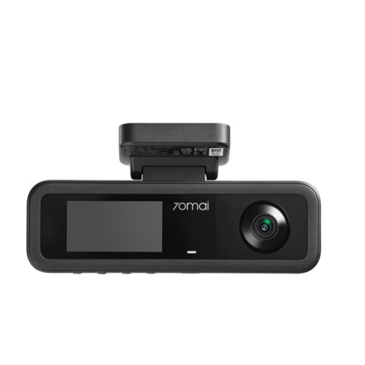 Camera auto DVR 70mai T400 4K , Senzori Sony Starvis 2 , cu 3 obiective (Fata 2K +Interior 1080p )+ camera spate 70mai RC21 Full HD, Display 1.9",125 FOV, GPS, Night Vision,Wi-Fi