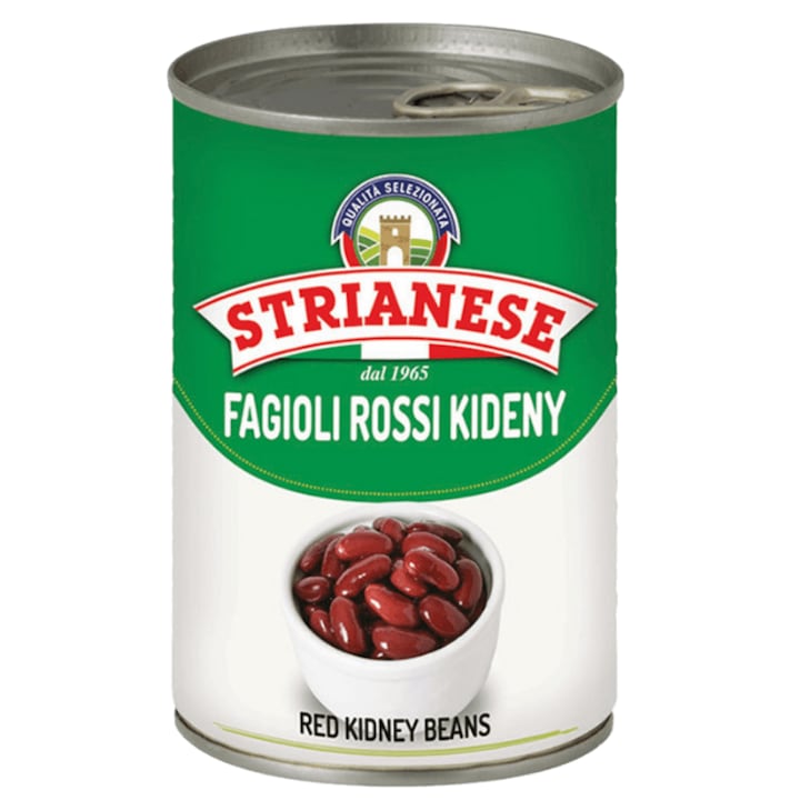 Fasole Rosie Kidney, Strianese, 400gr