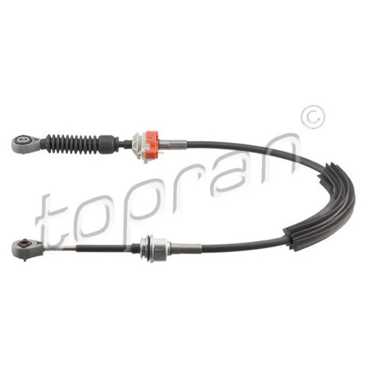 Topran 701245 Bal Sebességváltó Bowden Renault Kangoohoz, engedélyezett, RAR tanúsítvánnyal