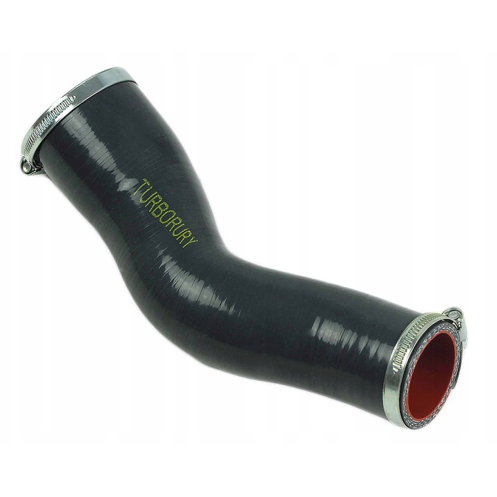 Furtun intercooler, TURBORURY, pentru Hyundai i40 1.7 CRDI, silicon ranforsat cu kevlar, OE 282742A540, 28274-2A540